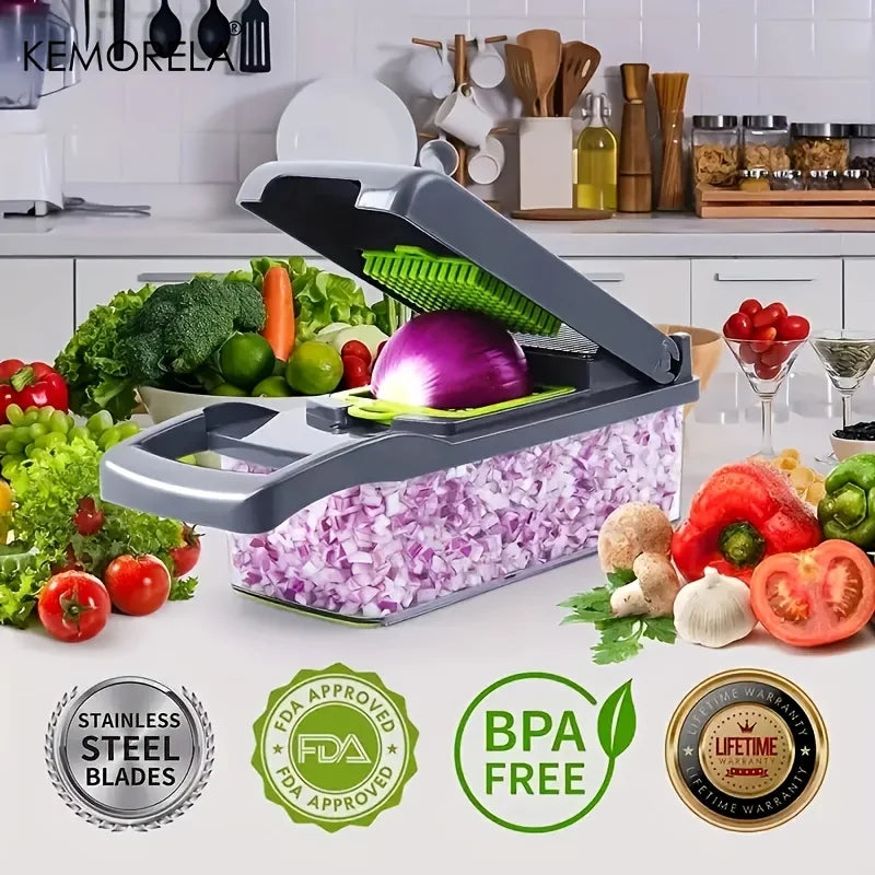 CutSlicer® Cortador Multifuncional de Frutas y Verduras